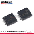 10PCS SK34 SK54 SK84 SK86 SK810 SK1010 SMC DO-214AB 3A 5A 8A 10A 40V 60V 100V SK1010C SMD Schottky Rectifier Diodes
