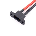 1PCS XT90E-M Male Headband Fixed Hole Large Current Model Aircraft Battery Connector Gold Plated Plug Battery Interface