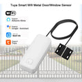 Tuya WIFI Smart Door Window Magnetic Sensor Security Alarm Open Closed Detector for Anti-theft Door Iron Rolling Door Iron Gate