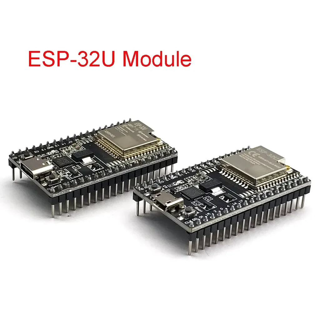 ESP32-WROOM-32U DevKitC WiFi Bluetooth IoT Development Board with 2.4G Antenna & Arduino+ Compatible for Wireless Programming