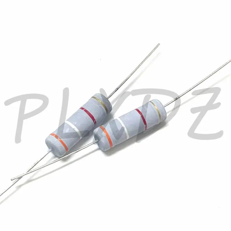10pcs 5W Metal oxide film Resistor 5% 0.1R ~ 1M 100R 220R 330R 1K 2.2K 3.3K 4.7K 10K 22K 47K 100K 1M 100 220 330 ohm Carbon Film