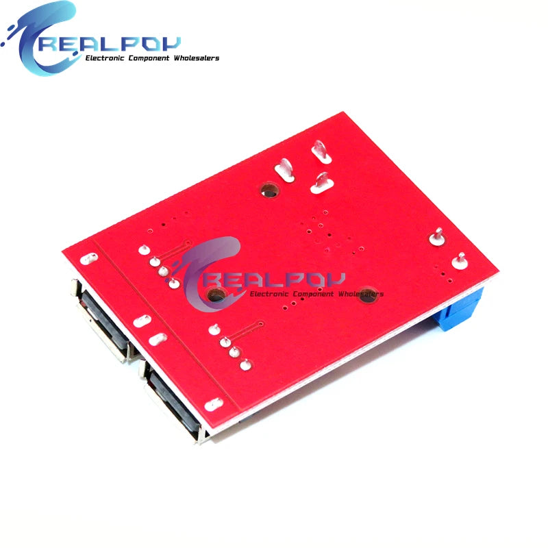 LM2596 LM2596S Dual USB DC-DC 9V 12V 24V 36V to 5V 3A Step Down Buck Converter Board Car Charger Solar Power Supply Module