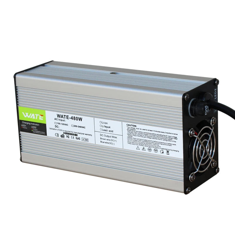84V 5A Lithium Battery Charger For 72V / 74V / 20S Li-Ion Lipo Battery Pack   Global certification