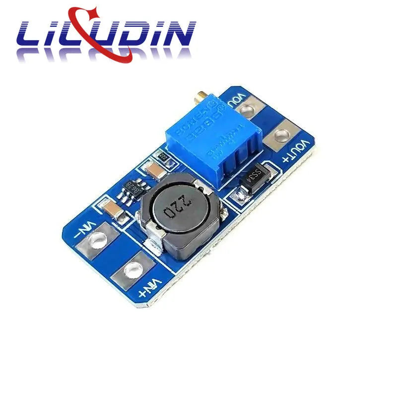 MT3608 DC-DC Adjustable Boost Module 2A Boost Plate Step Up Module with MICRO USB 2V-24V to 5V 9V 12V 28V