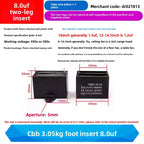 CBB61 Fan Air Conditioner Starting Capacitor 450V 1/1.2/1.5/2/2.5/3/3.5/4/4.5/5/6/7/8/10/12UF Ceiling Fan Hood Motor Capacitor