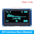 2.42 inch 2.42" OLED Display Module 128x64 LCD HD Screen Module SSD1309 7 Pin SPI/IIC I2C Serial Interface for Arduino UNO R3