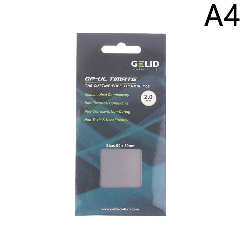 GP Ultimate 15W MK Thermal Pad CPU GPU Motherboard Silicone Grease Heat Dissipation Pad 90x50MM High Performance