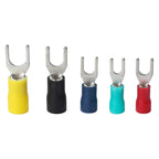 Fork Crimp Terminal Copper Tin Plating Insulated Terminal Block U-Type Wire Connector Thickened Copper Cable Joint SV1.25/2/-3/4