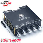 TOKBAN TPA3255 300w*2+600w 2.1 Channel High Power Bluetooth Digital Amplifier Board HIFI Stereo Subwoofer Amplifier