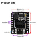 CX1000AM Serial Port Control MP3 Voice Playback Module 32Mbits Microcontroller WAV Voice Broadcast Custom Audio Module