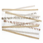 2500pcs Resistor Kit, 1/4W 5% Tolerance Carbon Film Resistors 1 Ohm-10M Ohm 50 Types 10R 39R 680R 56K 470K 3.3M 4.7M Ohm