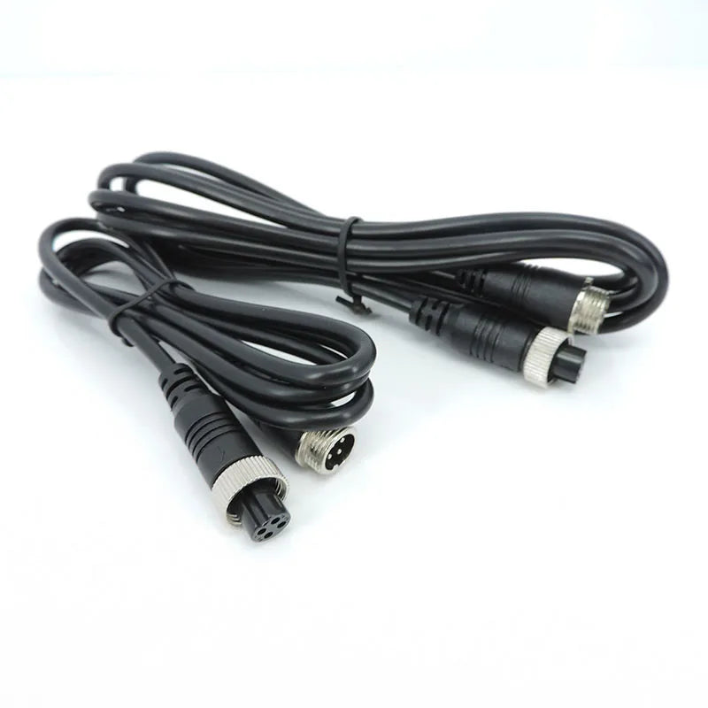 1/3/5/10/15/20M 4 Pin core male to female Aviation Extension Video connector power Cable for car Truck Bus Monitor Camera wire