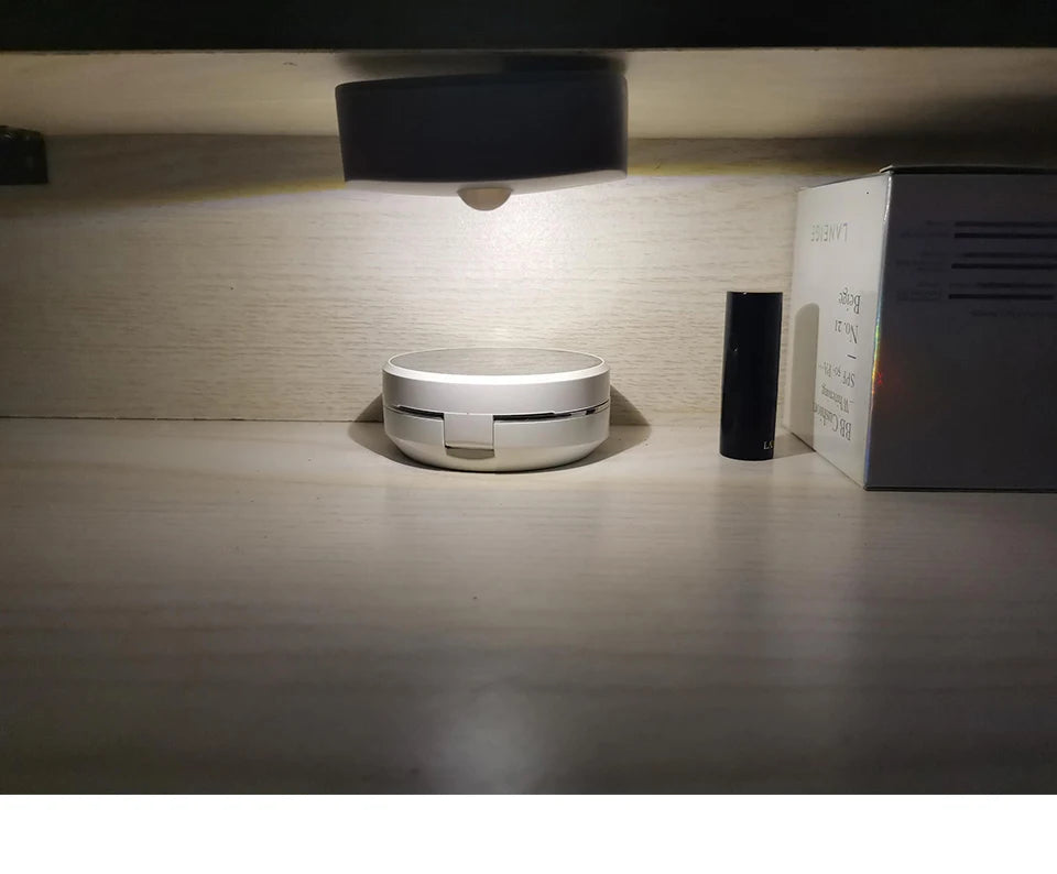 LED Night Light with Motion Sensor Cabinet Lamp Wireless Bedside Nightlight Battery Power For Bedroom Closet Stairs Lighting