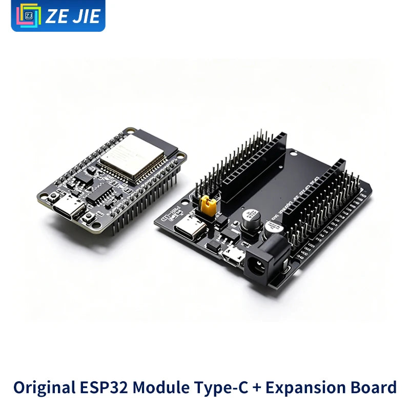 ESP32 Development Board Module, 8266 Wireless WiFi + Bluetooth, Dual-Core CPU, CH340 Chip, ESP32 Programming Socket