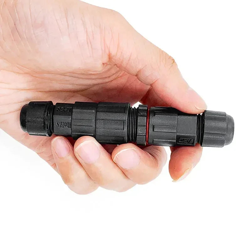 IP68 M16 Welding/Screw Connector 2 3 4 5 6 7 8 9 Pin Connector Line Outdoor Male Female Waterproof Wire Power Aviation Plug