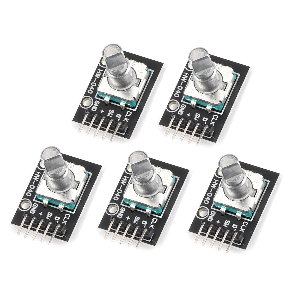 1-10PCS 360 Degrees Rotary Encoder Module For Arduino Brick Sensor Switch Development Board HW-040 With Pins