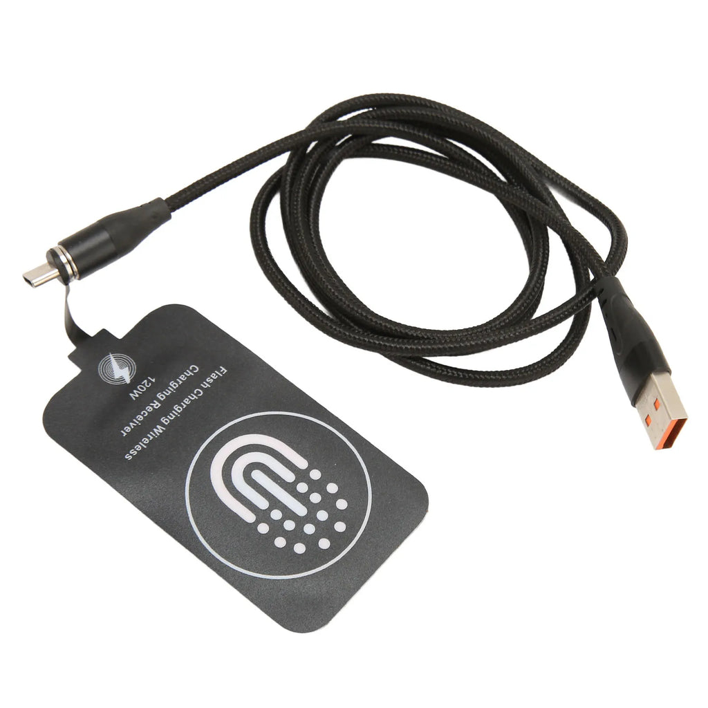 120W Type C Magnetic Dual Purpose Wireless Charging Receiver 10W Thin Wireless Charging Receiver for Galaxy A51 A40 A20E