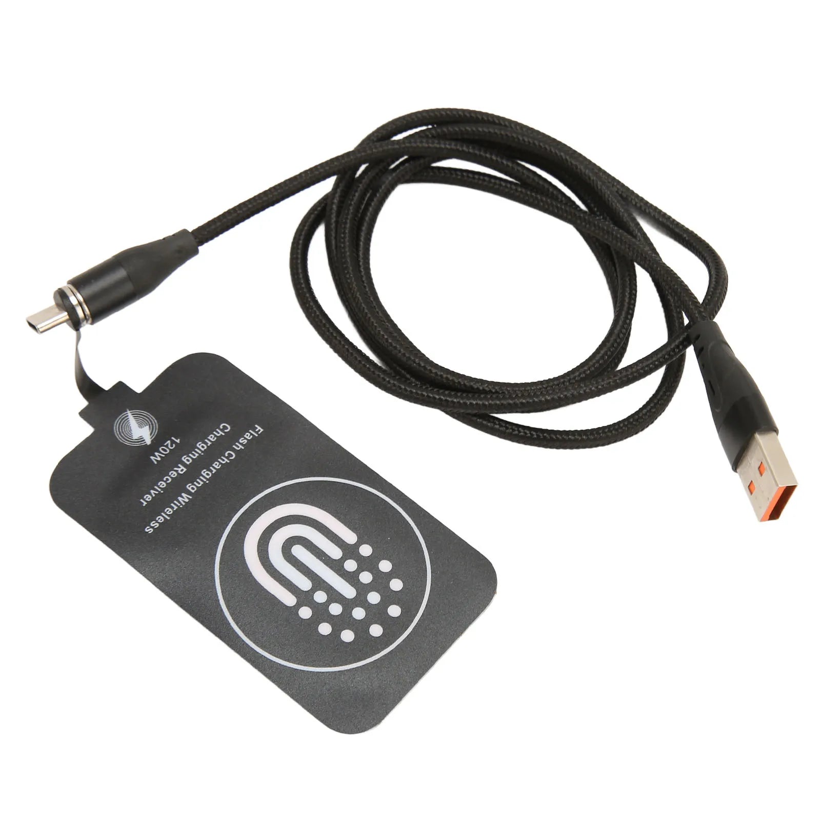 120W Type C Magnetic Dual Purpose Wireless Charging Receiver 10W Thin Wireless Charging Receiver for Galaxy A51 A40 A20E