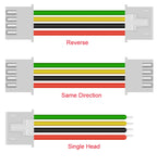 10pcs PH2.0 XH2.54 20cm 2P 3P 4P 5P 6P 8P 10P 12P Single double Head Crimp Electronic Flat Plug Wire Terminal Connector Cable