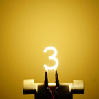 26 Letters A-Z  0-9 Numbers DIY COB Led Filament Symbols for Custom Signs 3V Decoration Retro Edison Bulb Lamp Parts LED Decor
