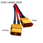 XT60 Male Female Bullet Connectors Plug Adapter With 14 AWG Silicon Wire For ESC Lipo Battery Extension Quadcopter Multicopter