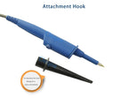 Cleqee P2301B Oscilloscope Probe 10:1 with Alligator Clip BNC 300MHz Protective Cap Scope Clip Probe for Tektronix HP X10