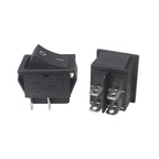 【5-1PCS】Rocker Switch DPST 40A 12V DC 4 Pin 2 Position Switch ON Off Toggle Switch 30A 250V AC 120V T125 KCD2 KCD4 Rocker Switch
