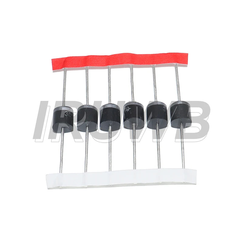 6PCS 30SQ050 Schottky Diode 30A 50V Axial for Solar Panel Parallel Reflow Protection