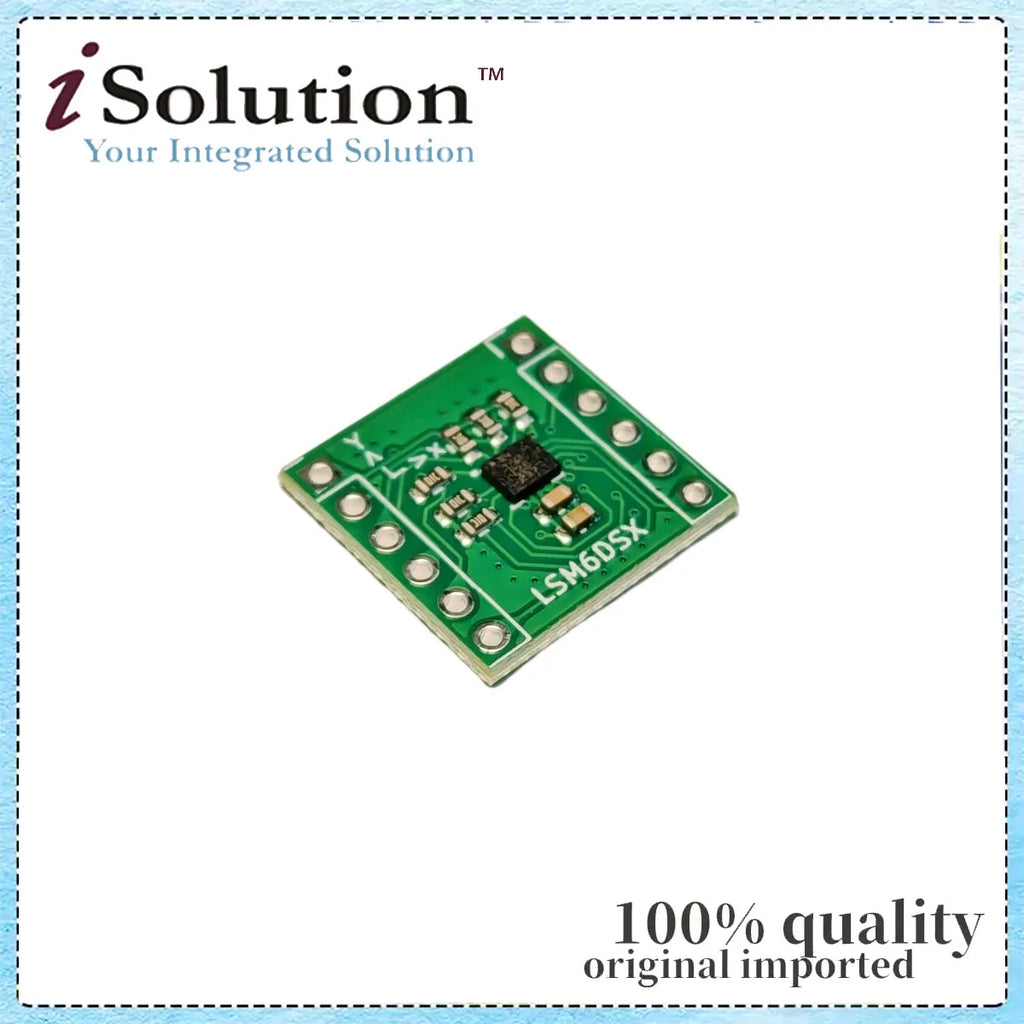 LSM6DSO Accelerometer Gyroscope Sensor Module 6-Axis Inertial Measurement Unit Tilt Angle Detector I2C SPI Communication
