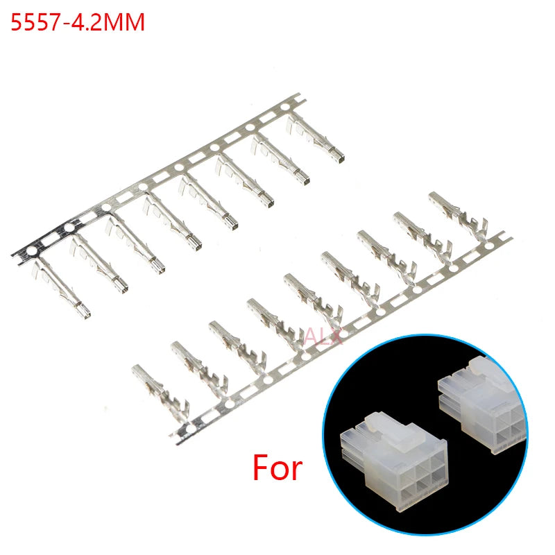 100pcs 1.0/1.25/1.5/2.0/2.54/3.0/3.96/4.2MM JST/ZH/PH/XH/VH/Dupont/MX/5557 Male Female Connector Housing Terminal For Wire Crimp