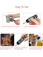 Stainless steel probe cooking food, barbecue stove, water, milk, oil, liquid meat, digital kitchen thermometer kitchen tools