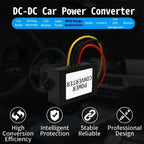 24V to 12V 1A-10A DC to DC Buck Converter Step Down Converter Adaptive Car Power Supply Module Regulator Transformer Module CE
