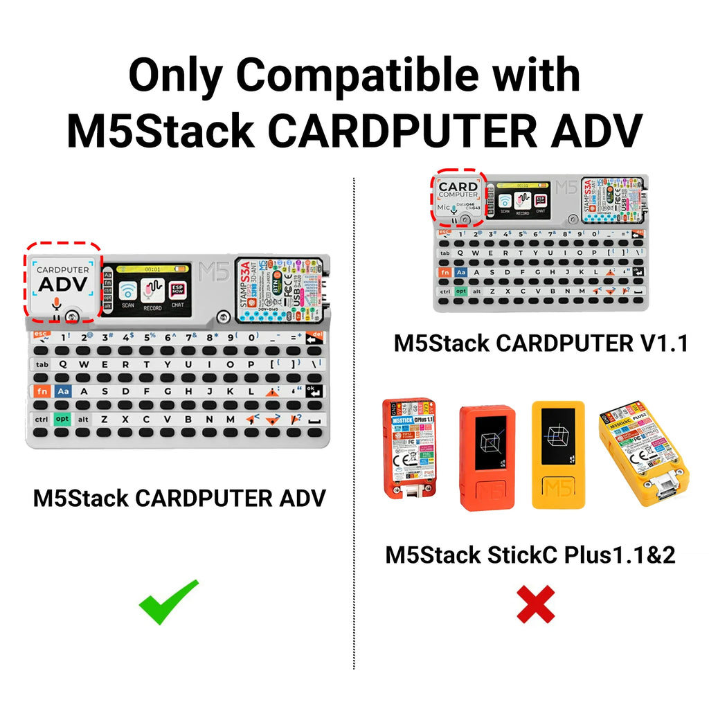M5Stack Cardputer ADV RF Module CC1101 433MHz & NRF24 2.4G Dual Chip, Enhanced Antenna, Auto Switching Hydra RF 424 PINGEQUA