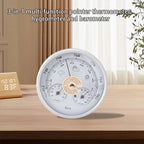 3 in 1 Barometer Thermometer Hygrometer Wall Mounted Waterproof Temperature and Humidity Gauge Large Display Space Saving