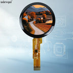 1.28 Inch TFT LCD Display Module Round Screen Full Viewing Angle IPS with Capacitive Touch Screen Module GC9AO1 Driver Chip 3.3V