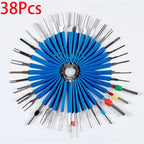 8-38Pcs Car Terminal Removal Tool Kit Depinning Tool Electrical Connector Pin Removal Car Optional Wire Terminal Removal Tools