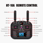 Hotrc  HT-10A/HT-8A HT10A 2.4Ghz 10CH/ 8CH  Remote Controller F-10A Receiver For RC Airaft Vehicle Boat Drone Accessories Parts