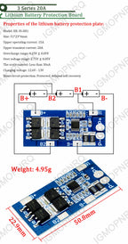 3S 6A 8A 10A 20A 25A 30A 40A 60A Li-ion Lithium Battery 18650 Charger PCB BMS Protection Board For Drill Motor Lipo Cell Module