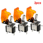 12V SPST Toggle Rocker Switch LED Light for Ignitions Boost Marine Boat Racing Car Switch Light Toggle Truck Trailer Accessories