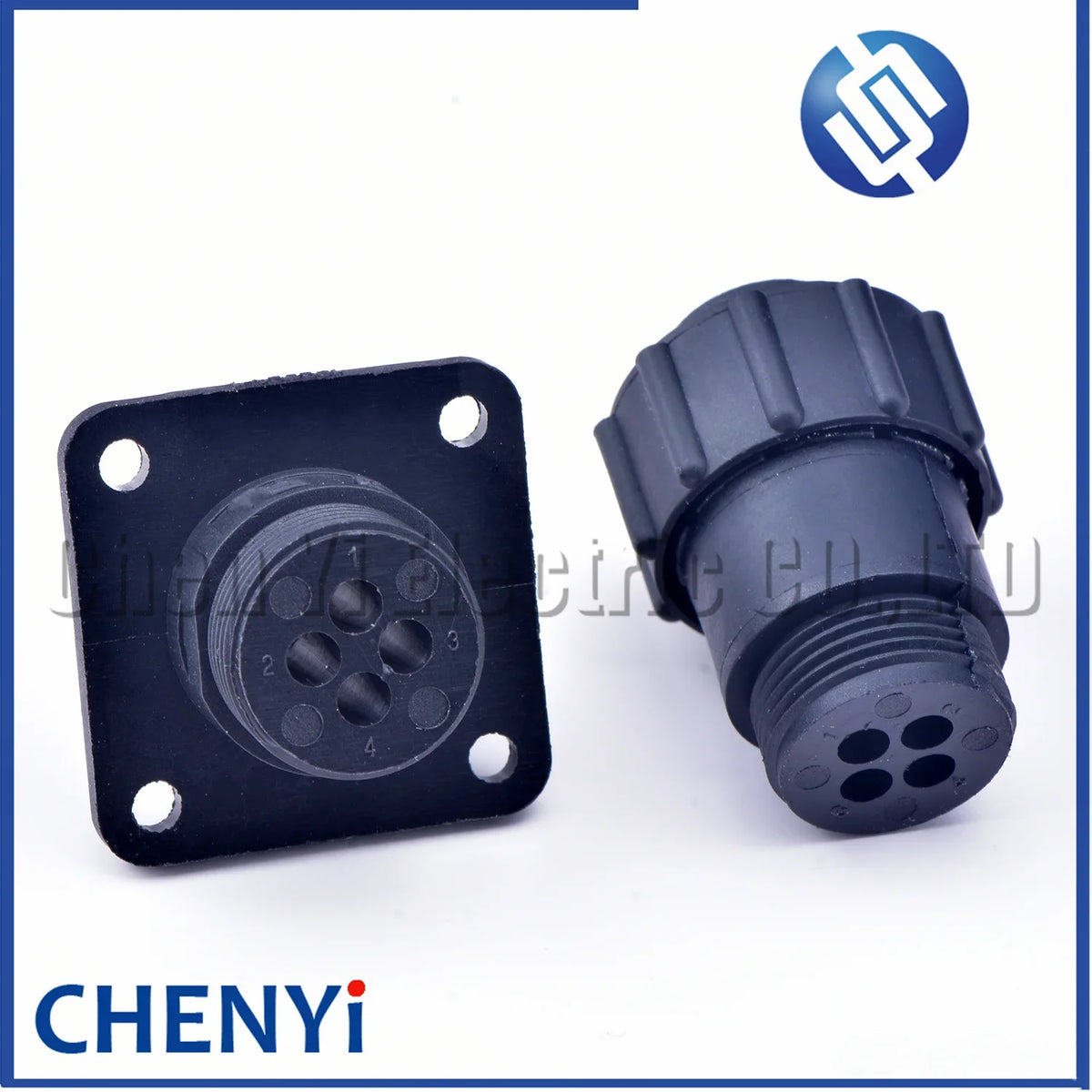 4 Pin auto sensor plug Aviation Wiring Black Circular Connector Plug 182921-1 182658-1 206429-1 with Pin For SMT SMEMA