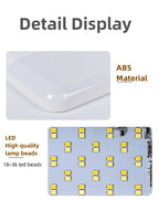 Motion Sensor Led Light Usb Charging Square Lamp for Bedroom Kitchen Stair Hallway Wardrobe Cupboard Lighting