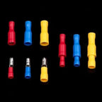 Automotive Insulated Crimp Terminals Kit, Male Female Spade Ring Fork Butt Lugs, Assorted Electrical Wire Connector Set for Car