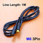 1pcs M6 M8 2 3 4 5 6 Pin Electric Bicycle Butt Joint Plug For Ebike Display Cable Male to Female Waterproof Aviation Connector