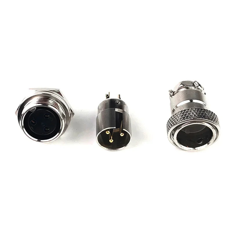 DF16 Reverse-mounting Aviation Plug GX16 2-8pin Soldering Connector M16F AB Rebel Signal Socket M16F 300/500V Male Female Set