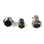 DF16 Reverse-mounting Aviation Plug GX16 2-8pin Soldering Connector M16F AB Rebel Signal Socket M16F 300/500V Male Female Set