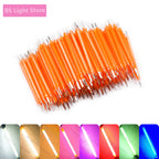 10-900pcs LED Filament 38mm 3V 2200k Warm White Pink Red Blue Green Purple Edison Light Bulb DIY Home Lighting Light Source