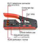 Rj45 pliers crimper cat5 cat6 cat7 network tool rg rj 45 ethernet cable Stripper pressing clamp tongs clip rg45 lan