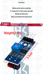 1 Channel TCRT5000 IR Photoelectric Switch Barrier Line Track Module Infrared Obstacle Avoidance Sensor For Arduino DIY