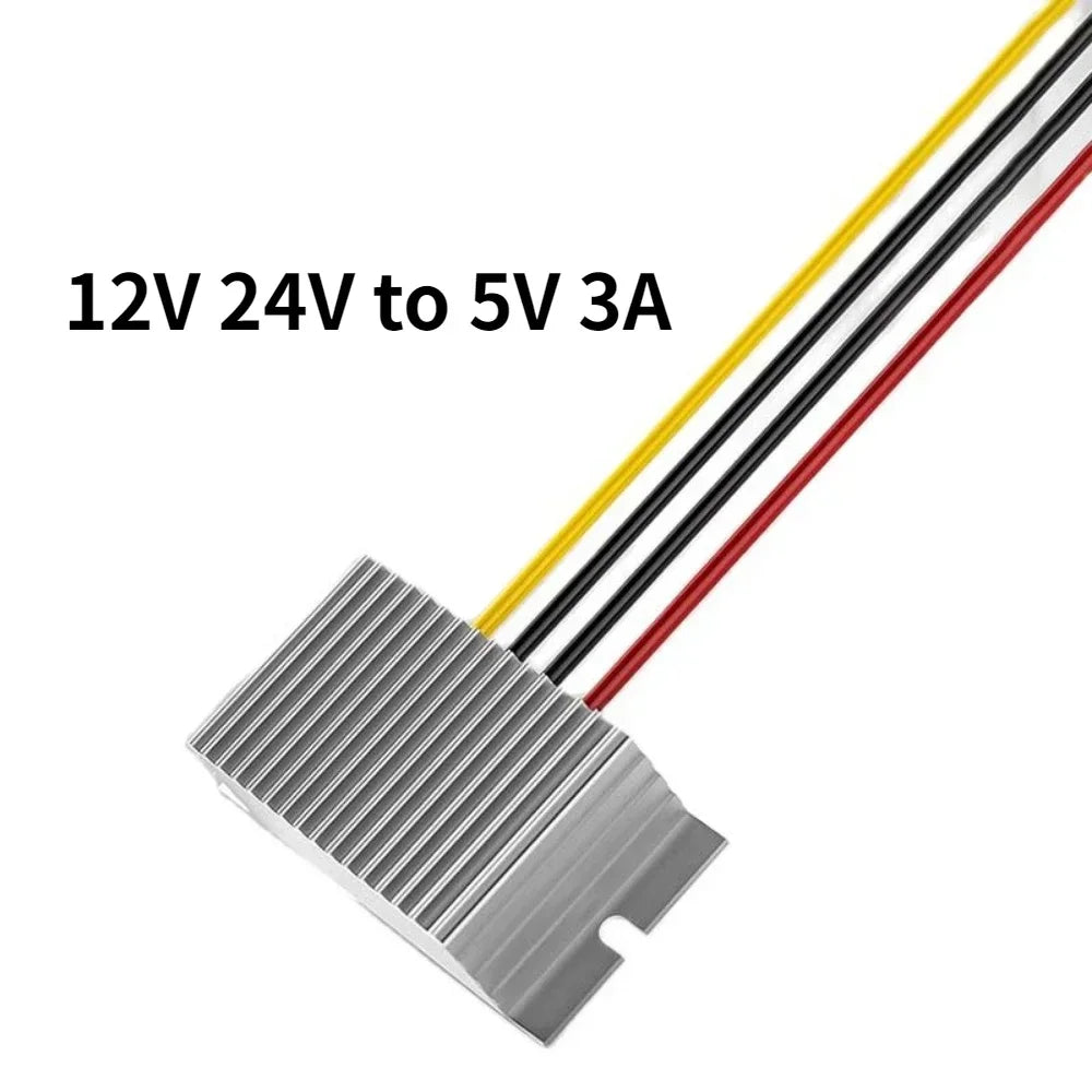 24V to 5V1A-5A 12V to 5V 5A 25W Power Converter Input Voltage 8-36V DC Step-down Module Buck to 5V Switching Power Supply