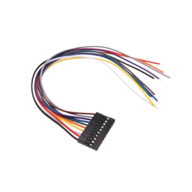 Multi-piece 2.54 Single-head DuPont Wire Female Plug Tail Tin-plated Cable 2P/3P/4P/5P/6P/7P/8P/10P